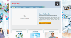 Desktop Screenshot of airpurifier.sharp-indonesia.com